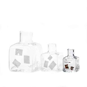 Bulcky clear/metal small