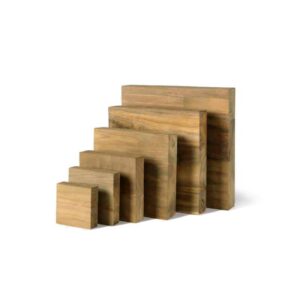 Candle plate teak