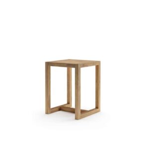 Fred square bar table natural teak outdoor