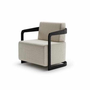 Aspen lounge chair fumé indoor